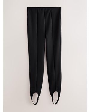 Next Ponte Stirrup Leggings - Black