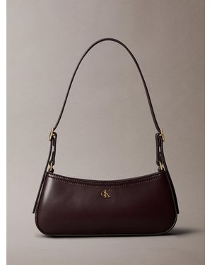 Calvin Klein Calvin Klein Small Monogram Logo Shoulder Bag - Red