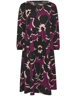 Evans Large Floral Boho Dress - White