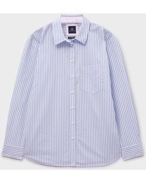 Crew Cotton Poplin Shirt - Blue