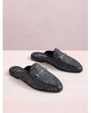 Lipsy Faux Leather Snaffle Detail Slip On Mule Loafers - Pink