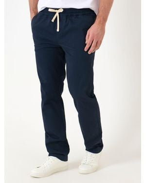 Saltwell Cotton Twill Elasticated Pants - Blue