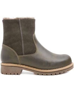 Celtic & Co. Water Resistant Sheep Lined Ankle Boots - Brown