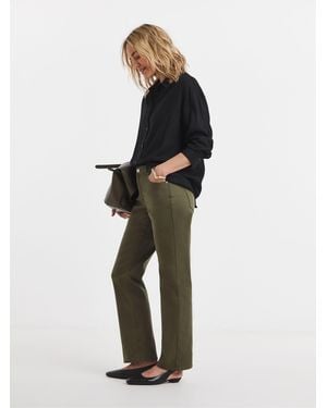 JD Williams Authentic Relaxed Straight Leg Jeans - Green