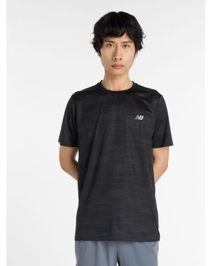 New Balance Essential Running T-Shirt - Black