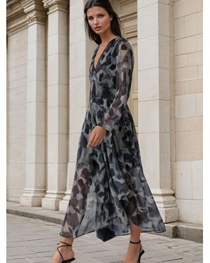 Religion Stephanie Midi Maxi Dress - Brown