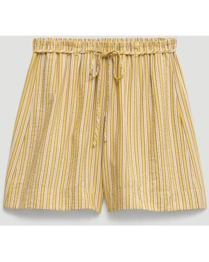 Hush Wendy Stripe Air Flow Shorts - Metallic