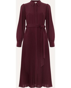 Phase Eight Ren Burgundy Dress - Purple