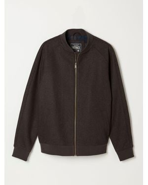 FatFace Fatface Wool Mix Bomber Jacket - Black