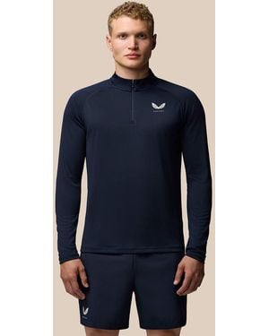 Castore Adapt Training Quarter Zip Top - Blue