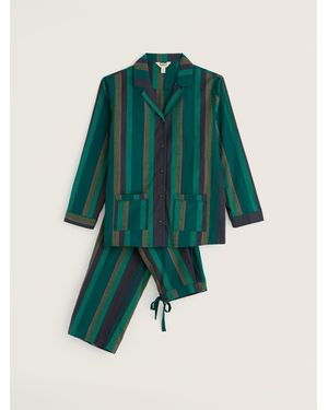 Seasalt Cornwall Sailing Moon Pyjamas - Green