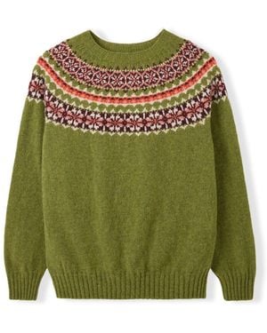 Celtic & Co. Harley Of Scotland Highlands Crew Neck Sweater - Green
