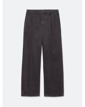 AllSaints Allsaints Aston Wide Chino Pants - Gray