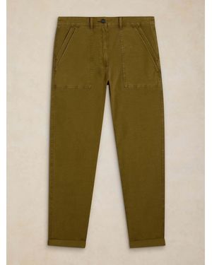 White Stuff Twister Chino Pants - Green