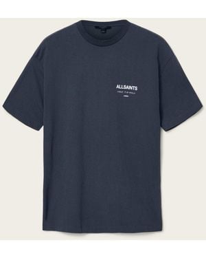 AllSaints Allsaints Underground Etta T-Shirt - Blue