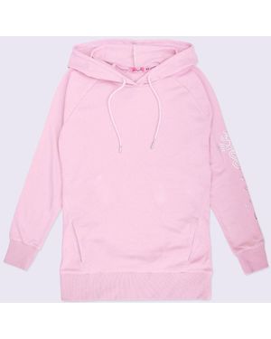 Pineapple Longline Hoodie - Pink