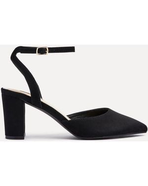 Linzi Carrie Hinten Offene Pumps Mit Blockabsatz - Schwarz
