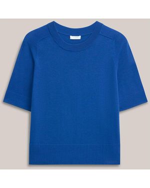 Hobbs True Leena Knitted Top - Blue