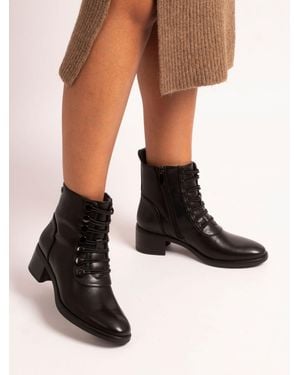 Lunar Izzie Ankle Boots - Black