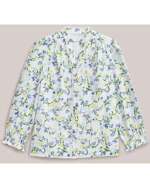 Hobbs Imelda Blouse - Blue