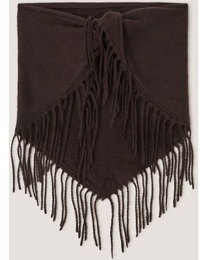 Monsoon Beatrice Knit Triangle Scarf - Black
