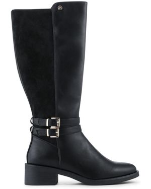 Pavers Ladies Smart Long Boots - Black