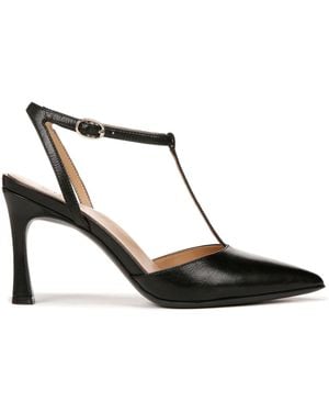 Naturalizer Astrid Wide Fit Ankle Strap Shoes - White