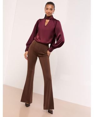 Lipsy High Waisted Contour Bootleg Flared Pants