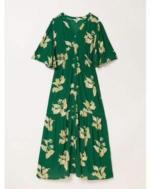 FatFace Fatface Paige Midi Dress - Green