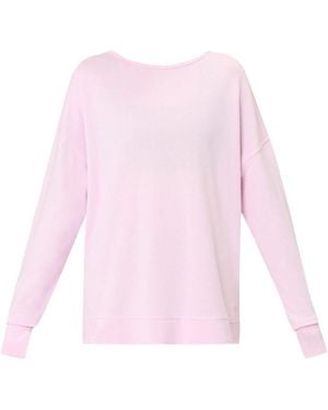Sweaty Betty After Class Cross Back Sweatshirt - Pink