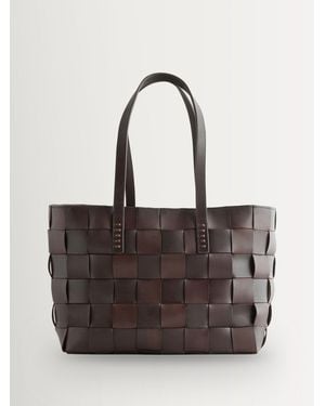 Dragon Diffusion Dragon Diffusion Suede Japan Tote Bag - Brown