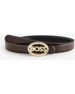 BOSS Logo Belt - Black