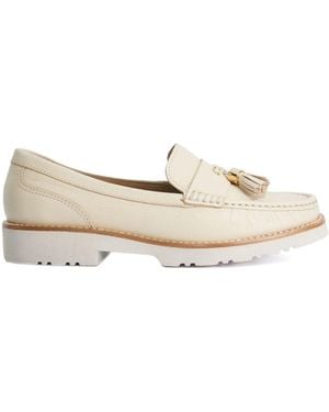 Dune Gwen Loafer Shoes - Natural