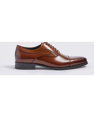Moss John Guildhall Oxford Shoes - Brown