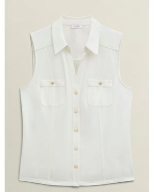 Hobbs Sasha Jersey Shirt - Natural