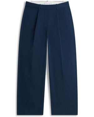 Tommy Hilfiger Barrel Leg Mid Rise Chinos Pants - Blue