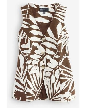 Nobody's Child Nobodys Child Longline Waistcoat - White