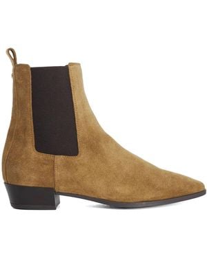 Dune Light Parkas Chisel Western Chelsea Boots - Brown