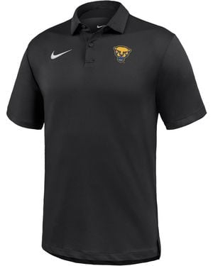 Nike Pittsburgh Panthers Tour Dri-Fit College Polo - Black