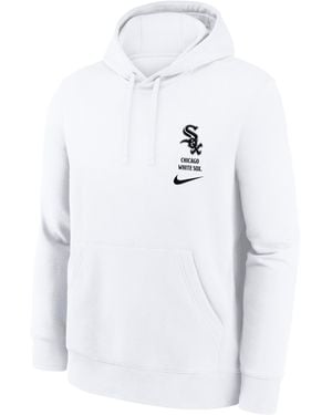 Nike Chicago Sox Minimal Club Mlb Pullover Hoodie - White