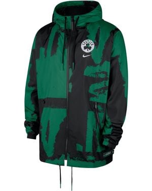 Nike Boston Celtics Courtside Nba Club Woven Full-Zip Jacket - Green