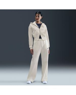 Nike Sportswear Phoenix Fleece High-Waisted Wide-Leg Pants - Blue