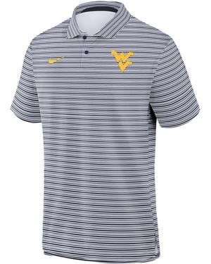 Nike West Virginia Primetime Dri-Fit College Polo - Blue