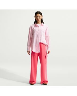 Nike Sportswear Phoenix Fleece Cargo Sweatpants - Pink