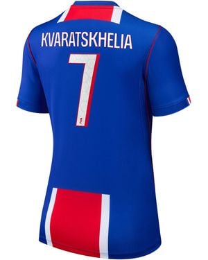 Nike Khvicha Kvaratskhelia Paris Saint-Germain 2026/27 Stadium Home Dri-Fit Soccer Jersey - Blue