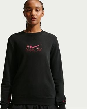 Nike Sportswear Club Fleece Crew-Neck Sweatshirt - Black
