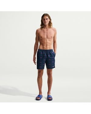 Nike Swim Breaker 7" Brief-Lined Volley Short - Blue