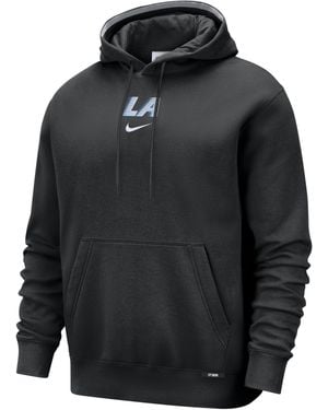 Nike Dallas Mavericks City Edition Nba Premium Club Fleece Hoodie - Black