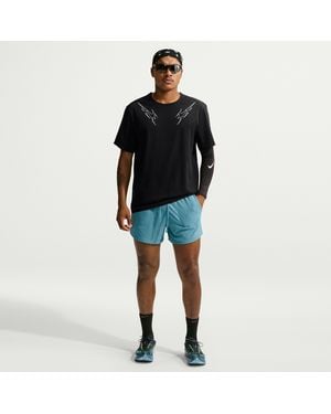 Nike Stride Aero-Fit 5" Brief-Lined Running Shorts - Black