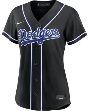 Nike Shohei Ohtani Los Angeles Dodgers Mlb Replica Fashion Jersey - Black